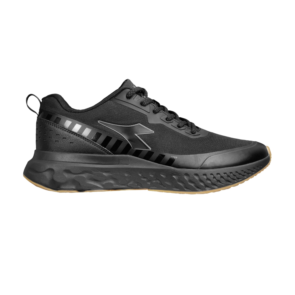DIADORA迪亞多那 防潑水休閒運動鞋 男運動鞋 男鞋 慢跑鞋 反光 寬楦 高腳背 輕量 減壓 棉鞋墊 止滑 黑 灰綠, , large