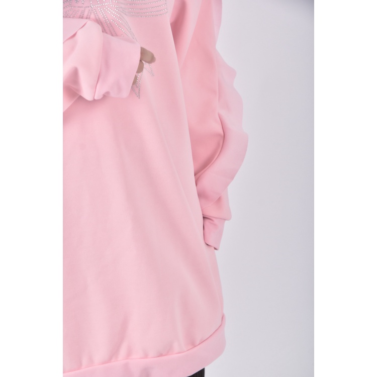 (XL) xialanduo質感蝴蝶結粉色長袖上衣二手衣, , large