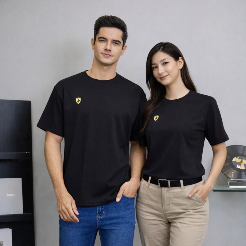  【FALALI】Short-sleeved cooling T- shirt - Men's (black) , , large