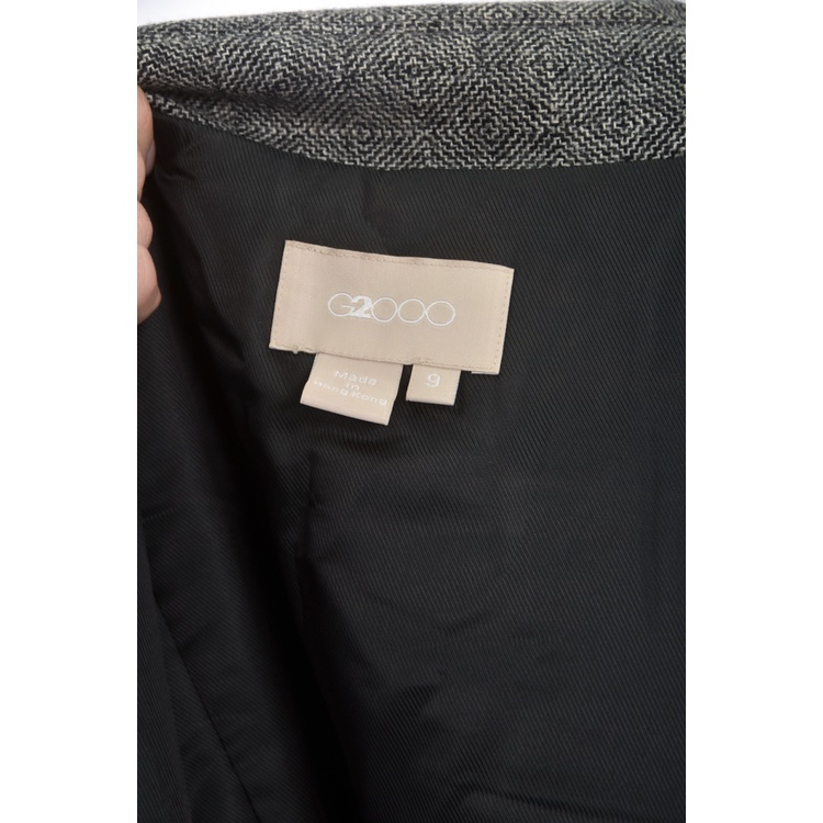 (S) g2000質感羊毛灰色外套二手衣, , large