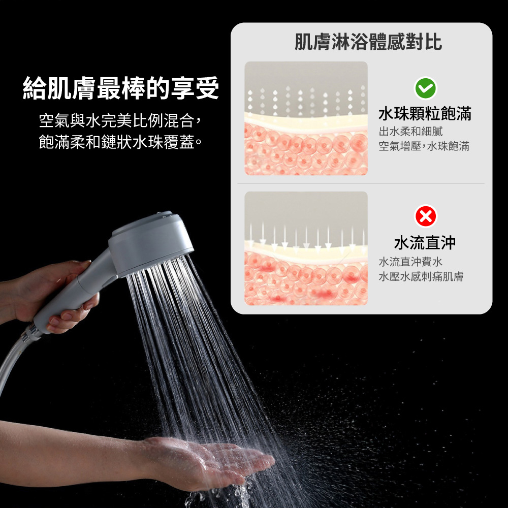 【APEX】AIR四檔調節增壓過濾蓮蓬頭, , large