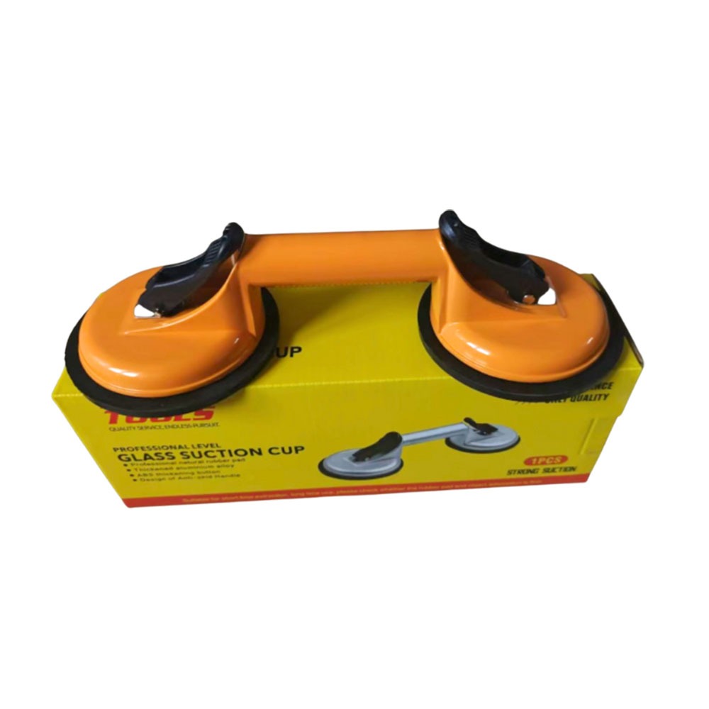 Plastic double-claw suction cup (yellow), , large