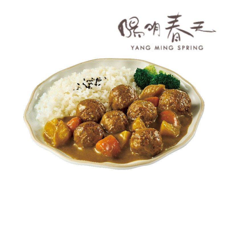 陽明春天 日式咖哩獅子頭350g(冷凍), , large