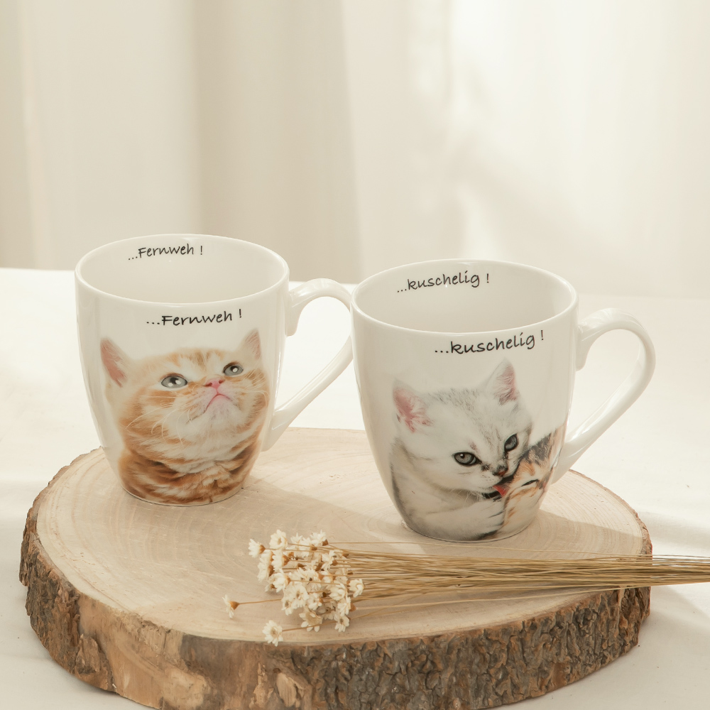 Animal Pattern Ceramic Mug, , large