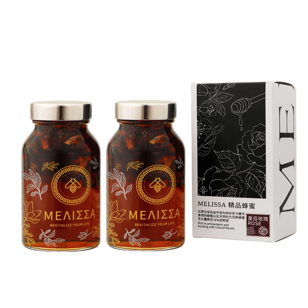 【Melissa】台灣小農嚴選 皇后玫瑰蜂蜜210gX2入, , large