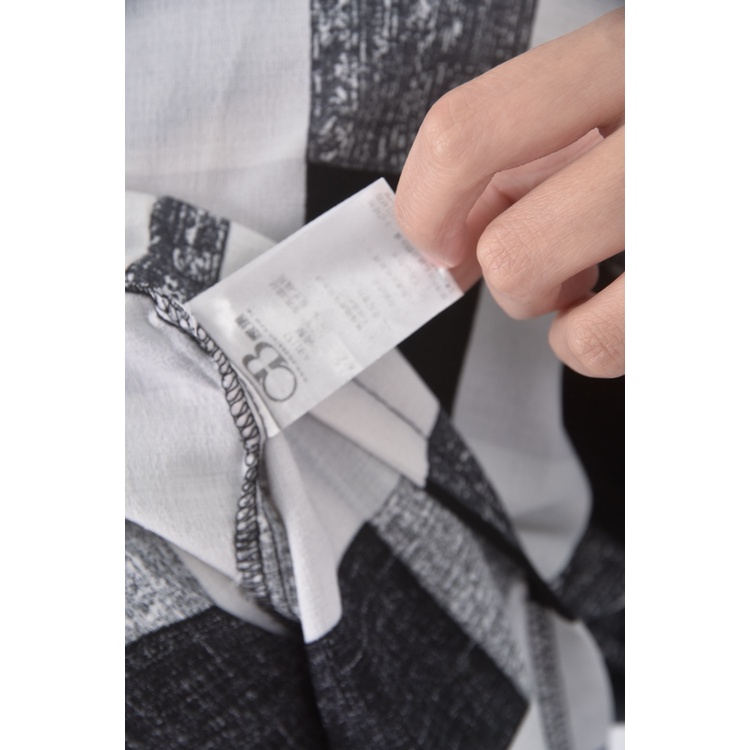 (XL) ob style格紋白色長袖上衣二手衣, , large