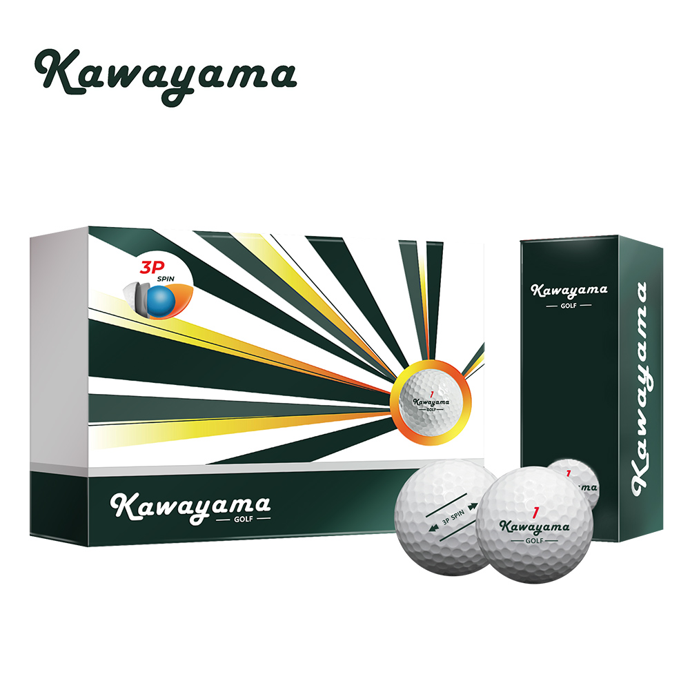 Kawayama GOLF (Surein Series) 3-Layer Balls (1Dozen- 12balls), , large