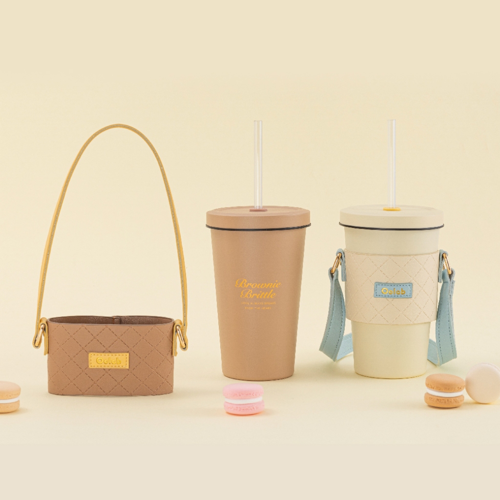 ICE CREAM BAR - Leather Cup Sleeve, , large