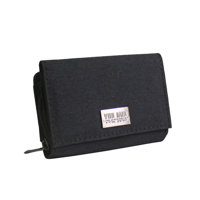 【YUNJOIN】WOVEN 日系織面蓋頭拉鍊短夾 中夾 零錢包 後側設計 質感 錢包 學生錢包 開學, , large