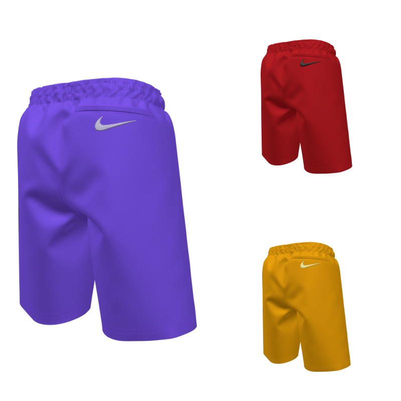 [秉宸] NIKE SWIM 3D VOLLEY 男孩七吋海灘褲 男孩 七吋 海灘褲 短褲 NESSE805 24SS, , large