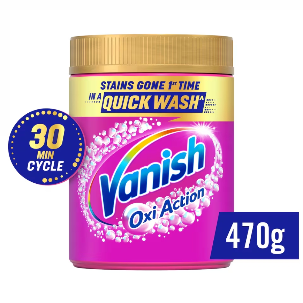 Vanish 碧蓮】黃金版 萬用去漬霸 彩色衣物 470g(衣物去漬/去漬粉/殺菌/去汙劑/去汙靈), , large
