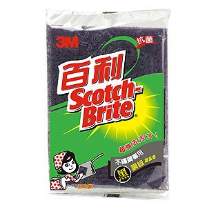 百利不鏽鋼黑垢專用菜瓜布5片, , large