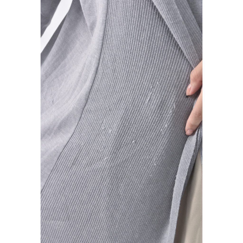 (L) joseph質感棉質灰色罩衫二手衣, , large