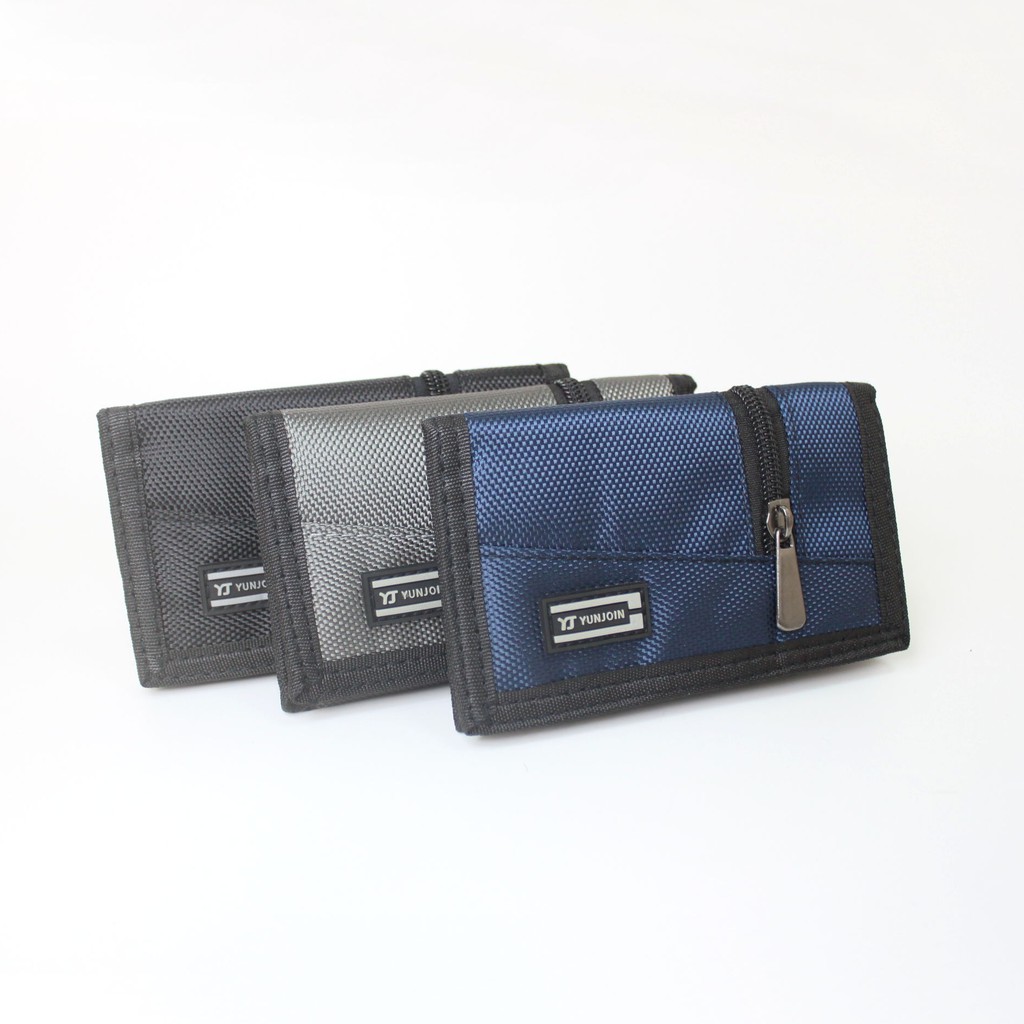 【YUN JOIN】 Horizontal tri-fold short folder, , large