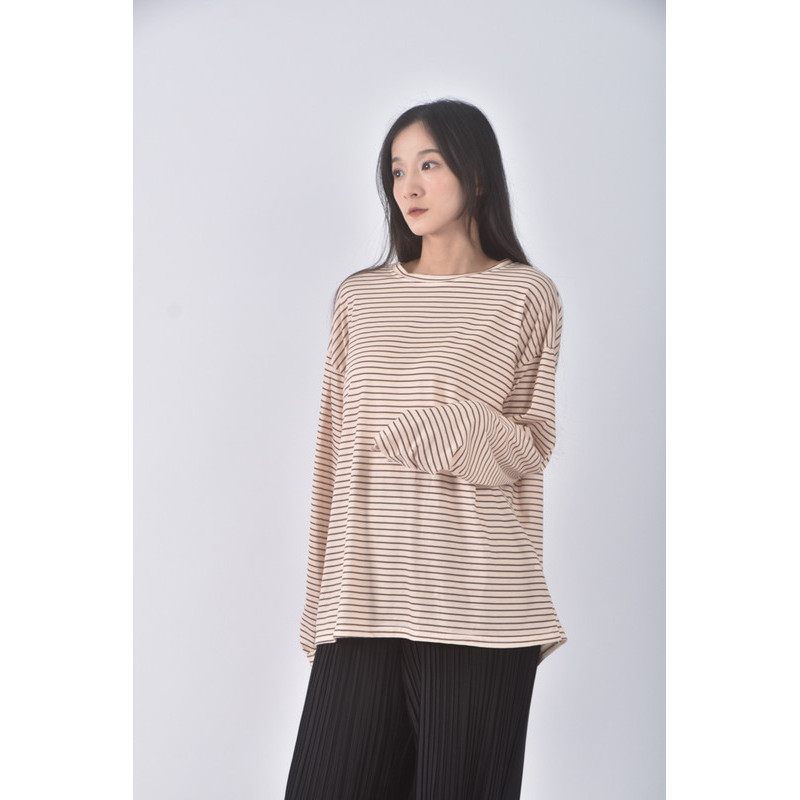 (XL) g yy studio質感圓領黃色長袖上衣二手衣, , large