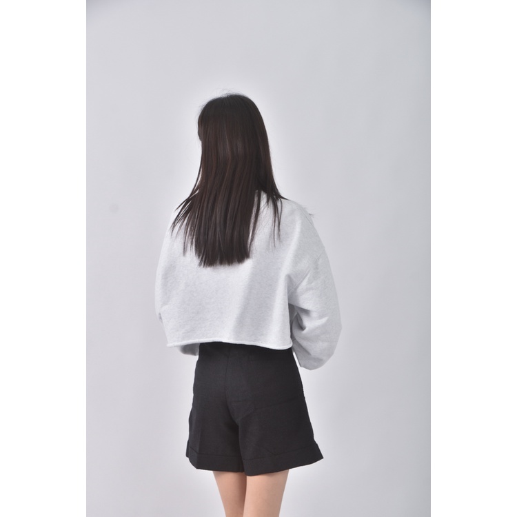 (XL) ined質感黑色短褲二手衣, , large