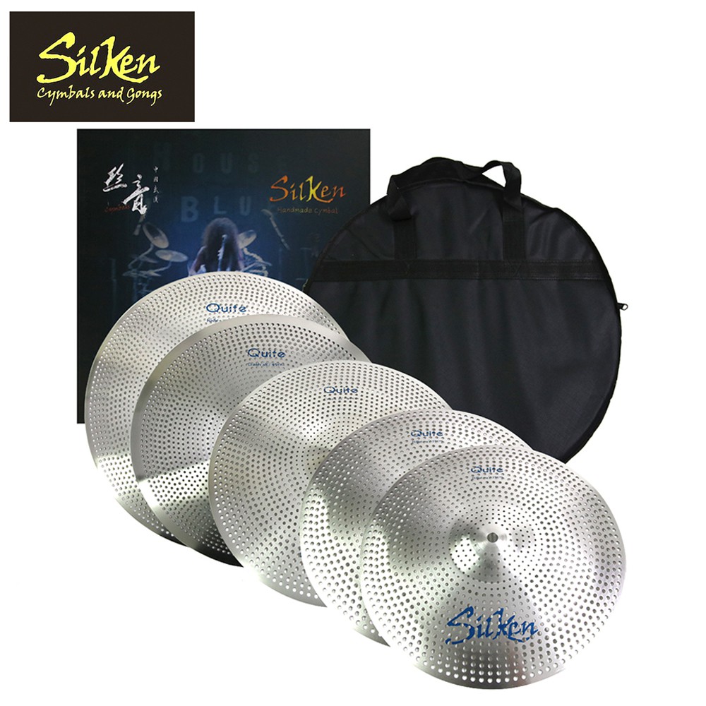 SILKEN Quiet Cymbal Set 靜音銅鈸五片套裝組【敦煌樂器】, , large