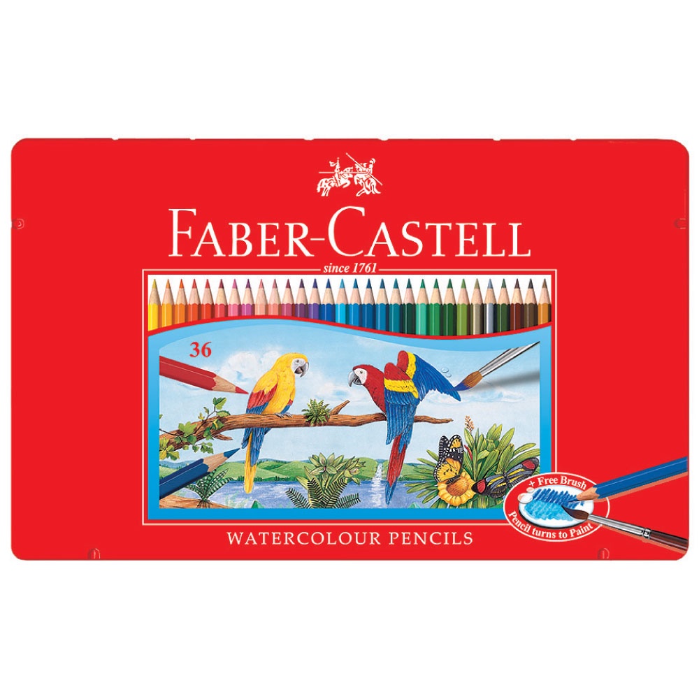 Faber-Castell輝柏 紅色系 水性彩色鉛筆-36色(115937), , large
