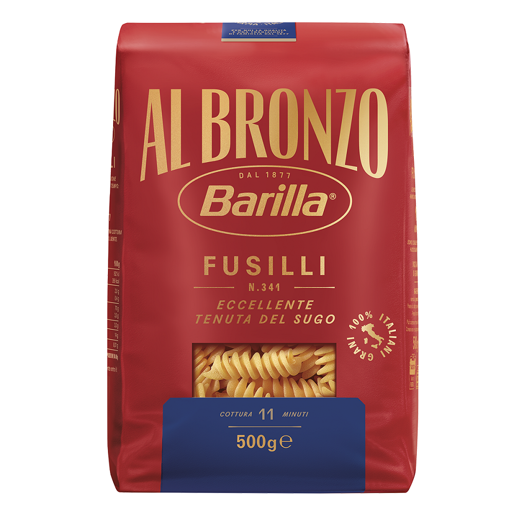 Barilla Al Bronzo FUSILLI 500G, , large