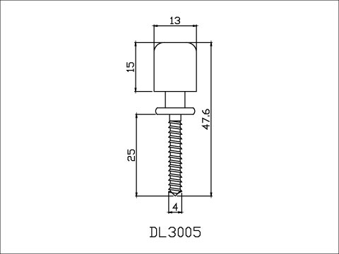 【協進五金】螺絲牙培林下止(#10)黃色(DL3005), , large