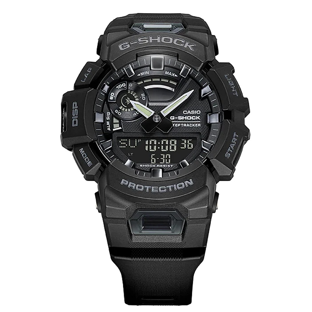 CASIO 卡西歐 G-SHOCK 藍芽運動雙顯手錶 GBA-900-1A, , large
