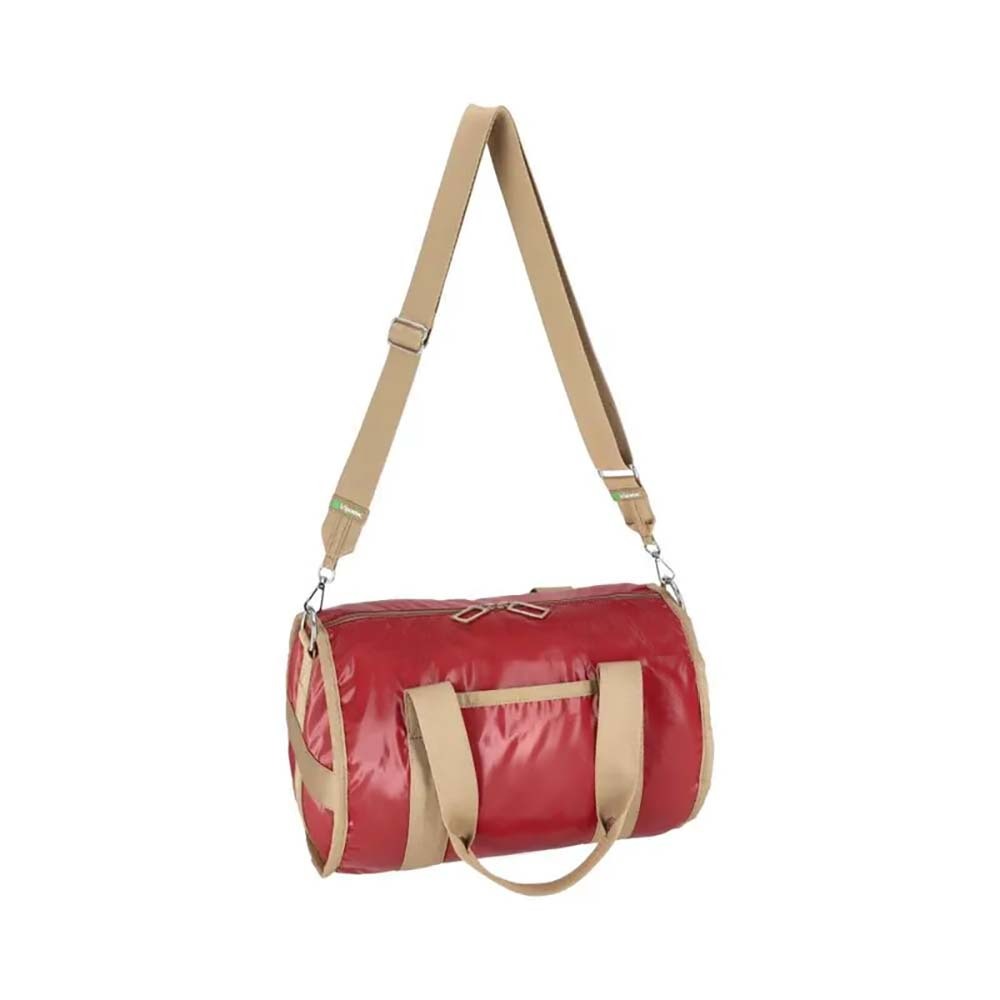 |快速出貨|Lesportsac Duffle Roll Bag 50周年復刻版復古圓桶包/ 亮酒紅, , large