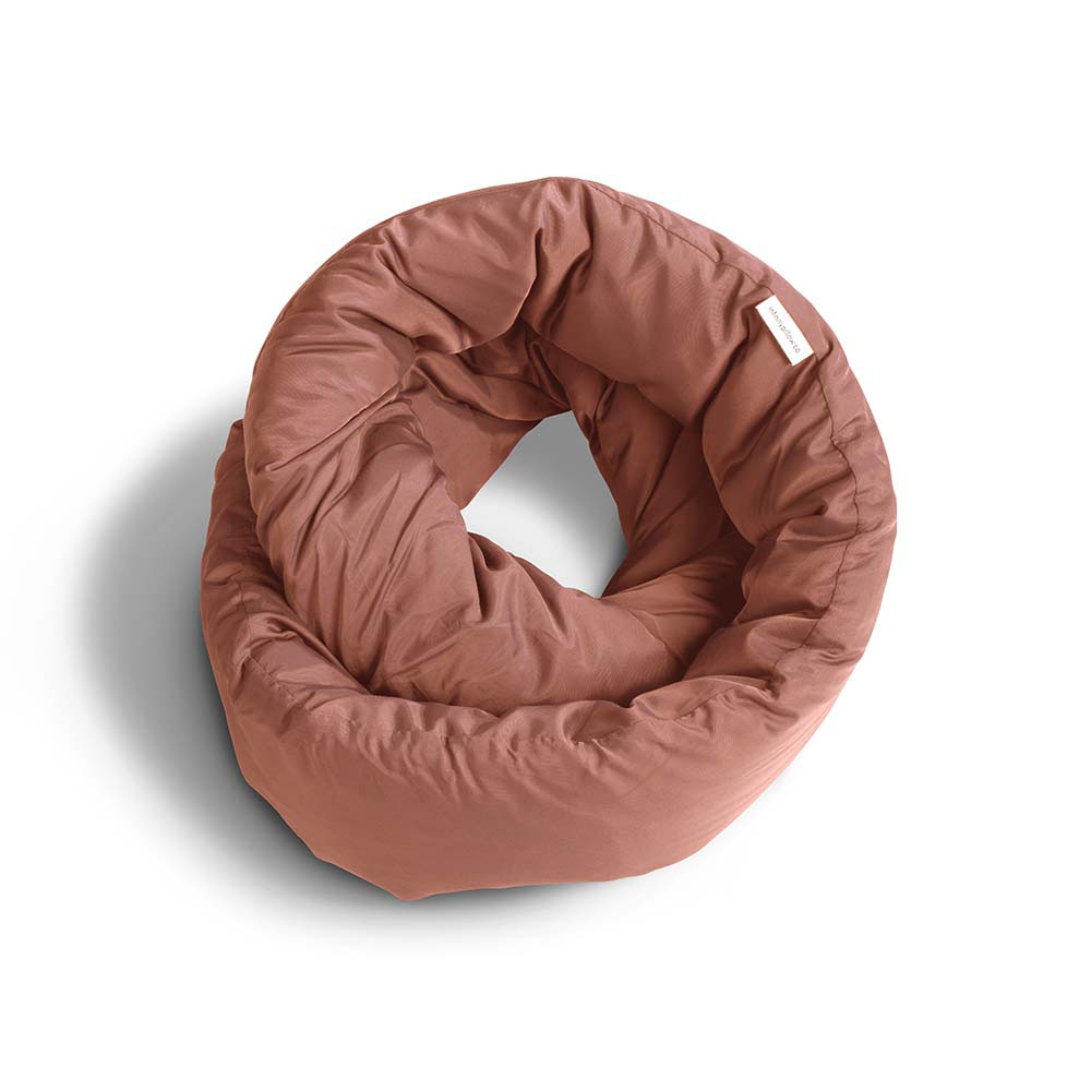 Infinity Pillow Travel Neck Pillow Terracotta, , large