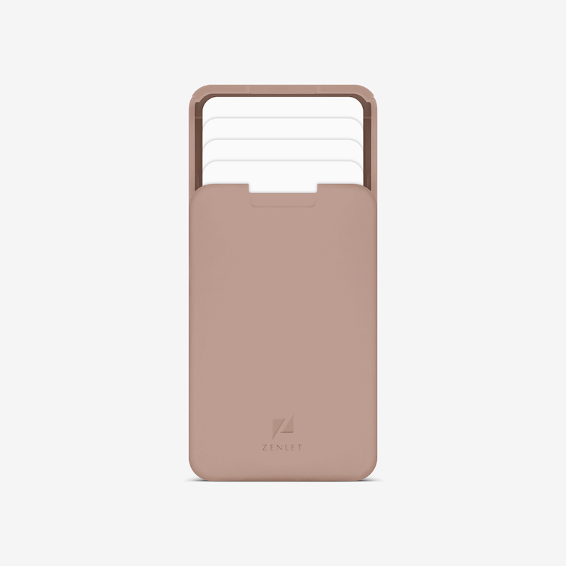 ZENLET The Wallet Mocha+RFID Blocking Card, , large