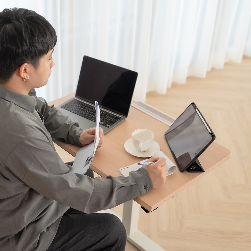 【KAKU健康生活】KA-4814 臺灣製造[好升氣][高桌]氣壓升降桌 多色可選, , large