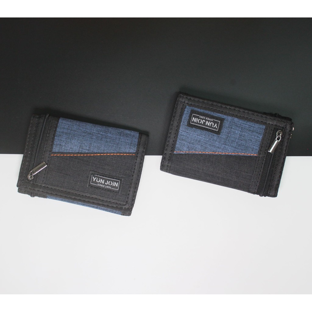 【YUN JOIN】 Horizontal tri-fold short folder, , large