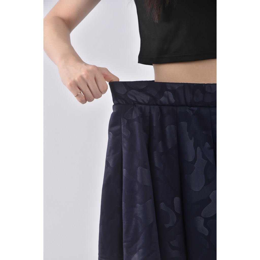 (XL) adidas質感運動迷彩紋路藍色短裙二手衣, , large