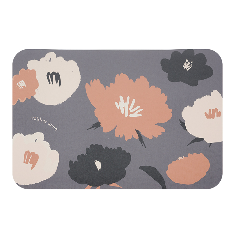 【Monster】 Soft Diatomaceous Earth Absorbent Mat – Dreamscape Series (60x40cm) – Verdant Serenity, , large