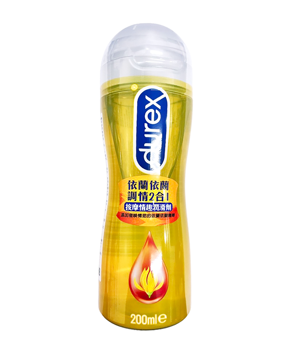 【杜蕾斯 durex】依蘭依蘭調情2合一 按摩情趣潤滑劑, , large