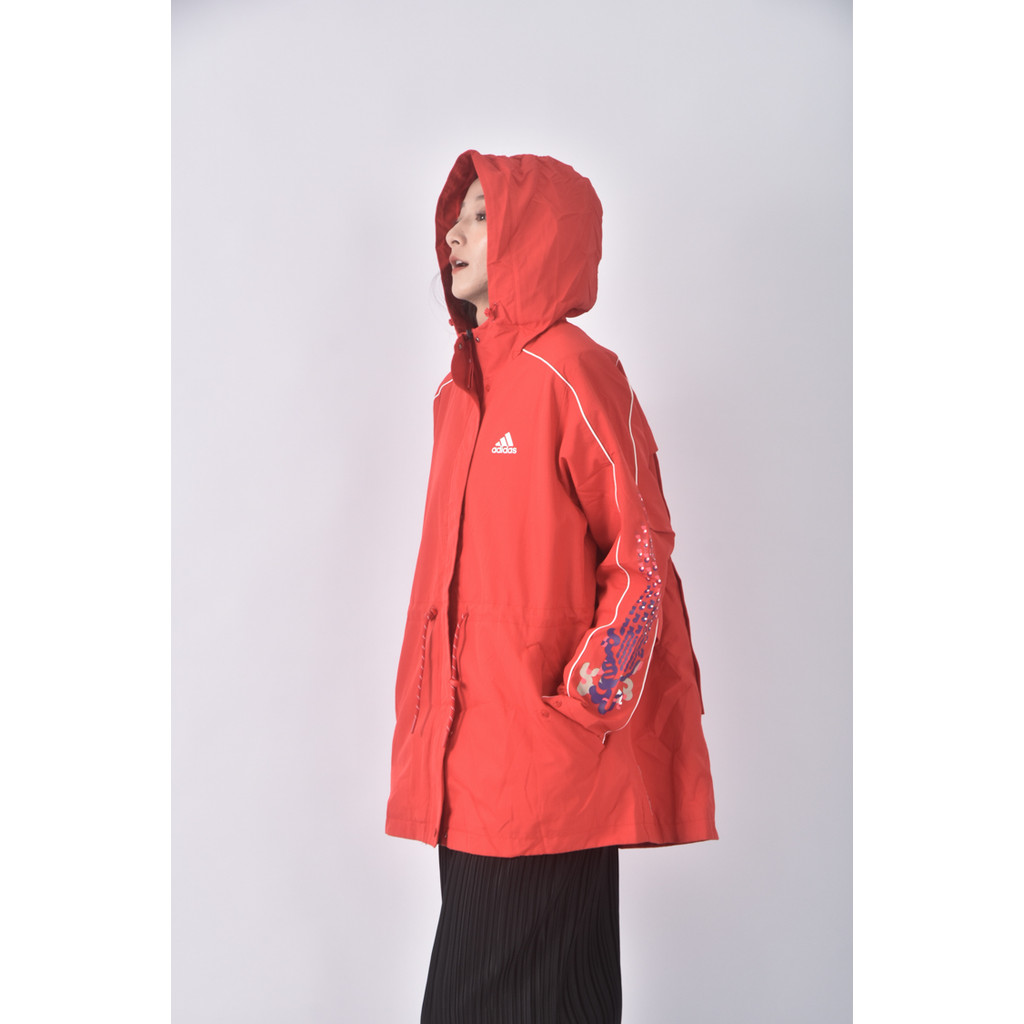 (XL) adidas連帽紅色外套二手衣, , large