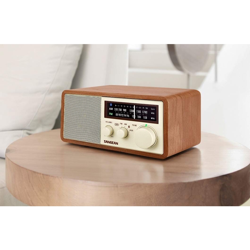ANGEAN Mountain Bluetooth Two-Band Retro Radio WR16, , large