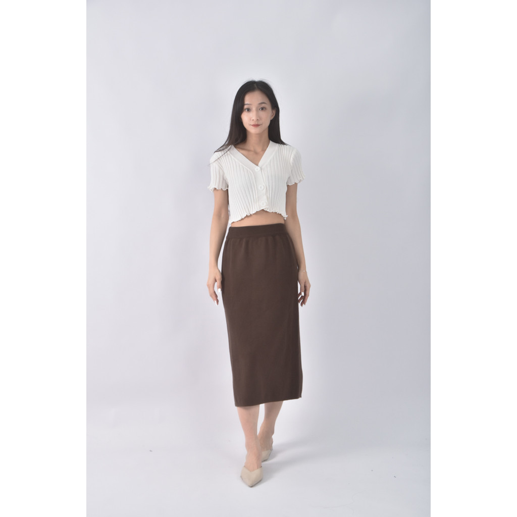 (S) 質感綠色長裙二手衣