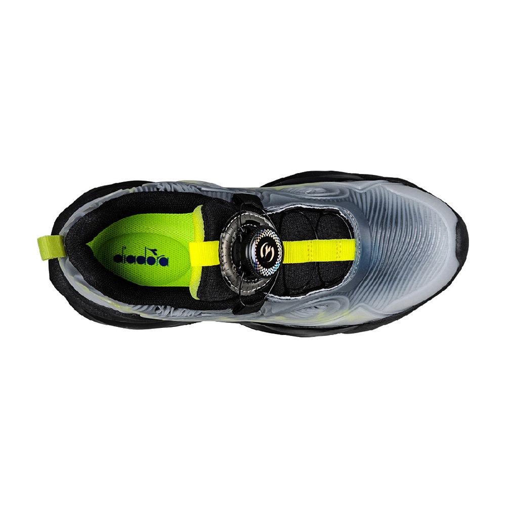 DIADORA迪亞多那 犀牛大童運動鞋 童運動鞋 童鞋 寬楦 透氣 保護後跟 吸震 減壓 健康鞋墊 止滑 灰藍 灰黑, , large