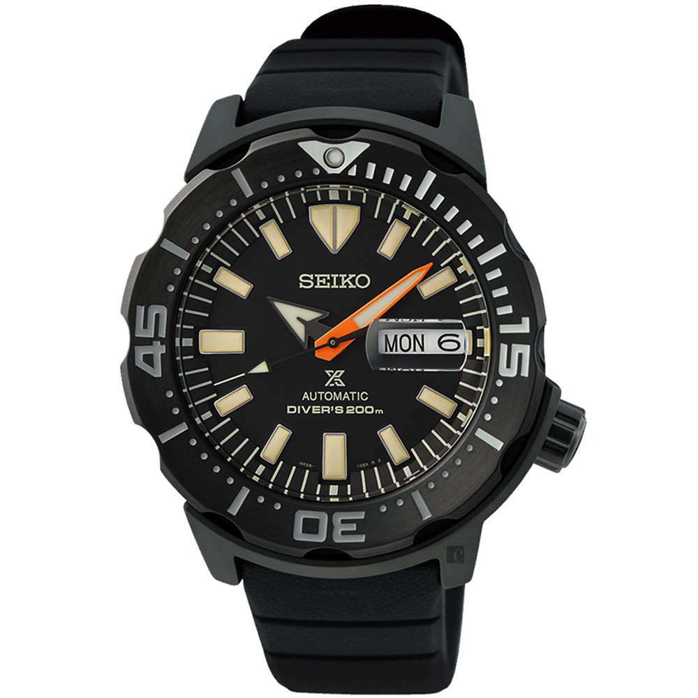 SEIKO 精工 PROSPEX 夜潛怪物 限量潛水機械錶 4R36-10L0C/SRPH13K1