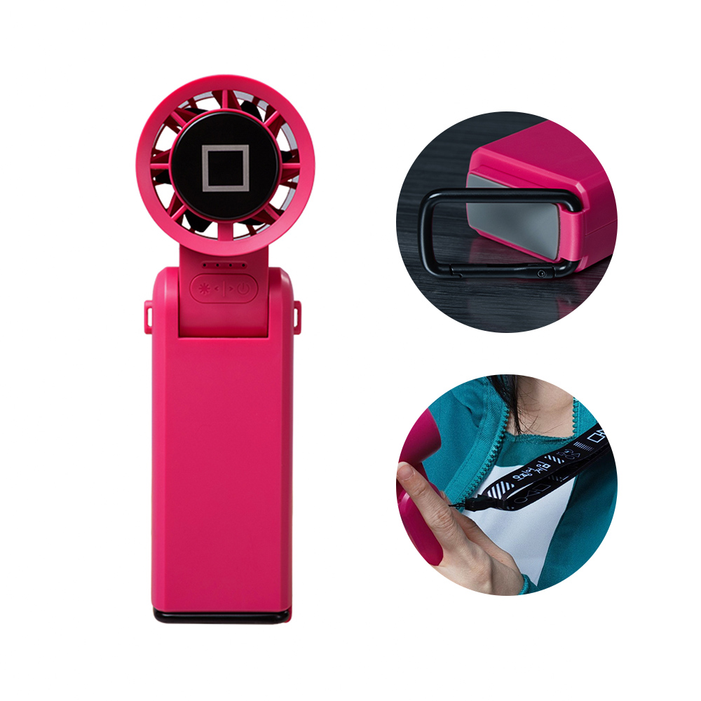 【BIGGER】 Squid Game COCOLD Ice-Cool Foldable Fan with Lanyard & Mystery Charm Bag - Square Guard, , large