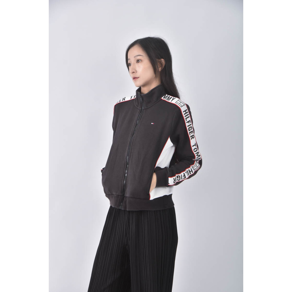 (S) tommy hilfiger黑色外套二手衣, , large