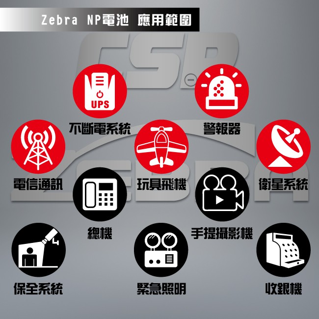 【ZEBRA】NP7.5-12 (12V7.5Ah) Zebra battery UPS fire equipment uninterruptible power supply system can replace Yuasa NP7-12, , large
