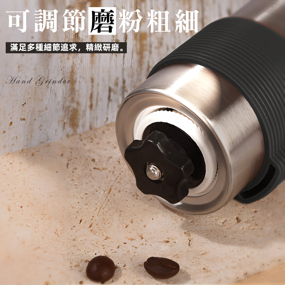 【上手家居】手搖磨豆機 不鏽鋼原色(研磨機/手磨咖啡機), , large