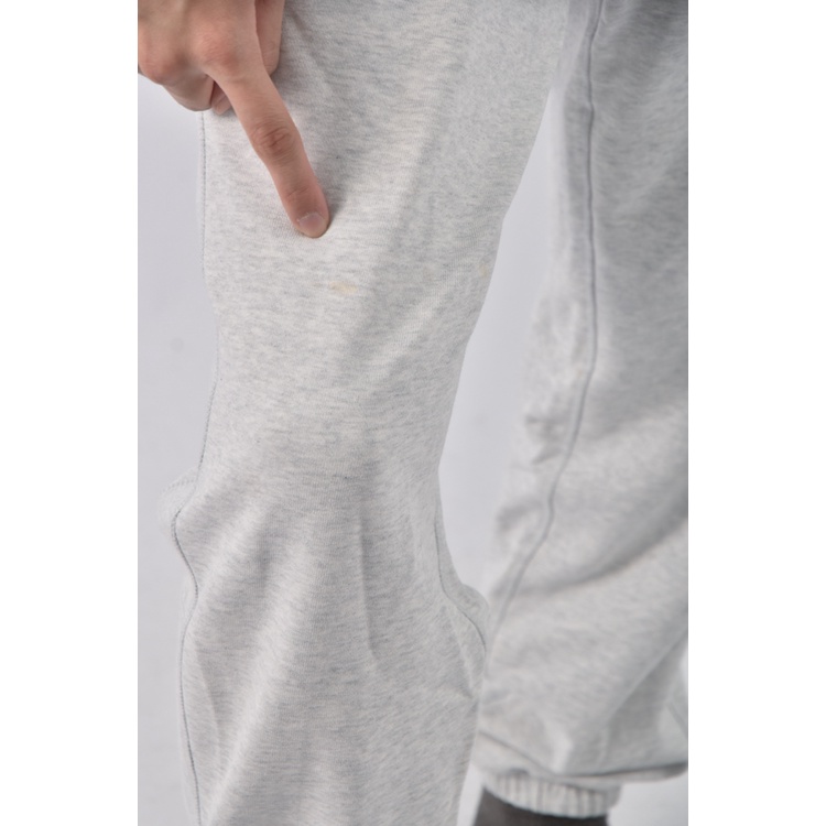 (L) 【范姜彥豐私服】new balance高腰男裝運動棉質束口灰色長褲二手衣, , large
