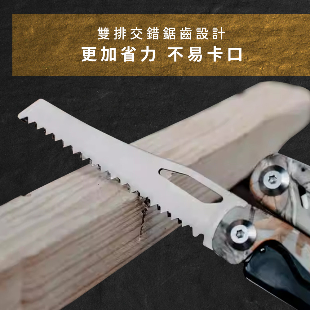 【金永利鋼刀】420不鏽鋼 13合一 多功能老虎鉗 摺疊瑞士刀 露營隨身工具組, , large