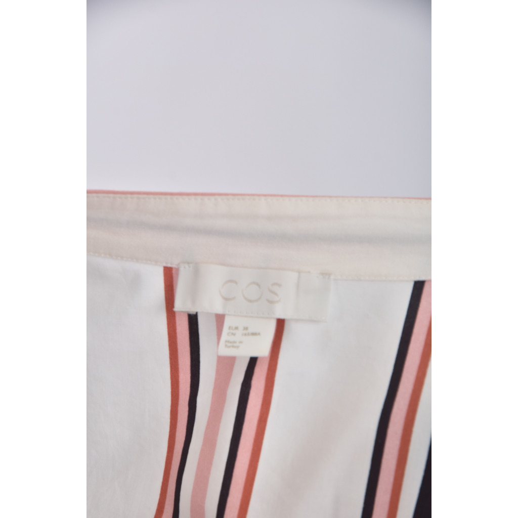 (M) cos質感棉質純棉白色洋裝二手衣, , large