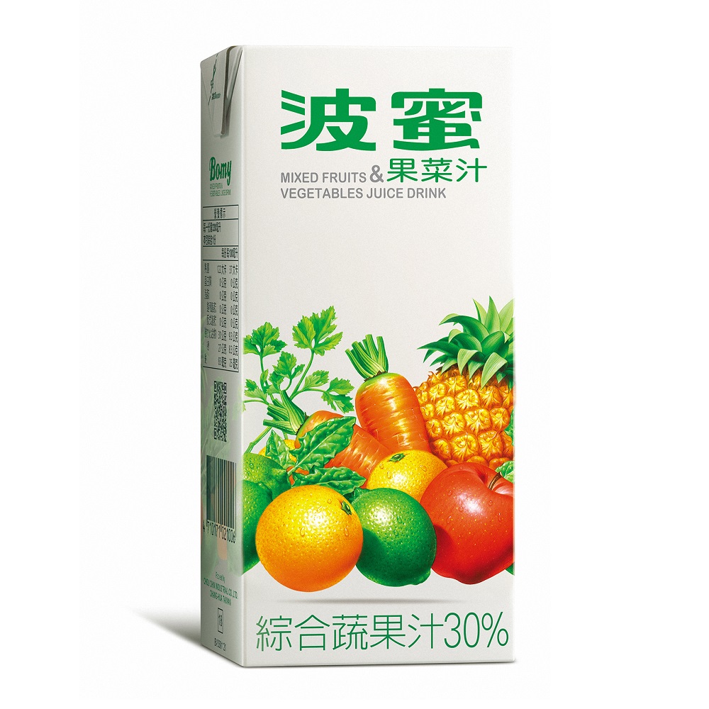 Bomy Mixed FruitsVegetables Juice TP, , large