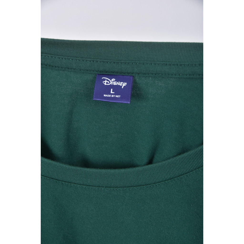 (L) net質感棉質純棉綠色長袖上衣二手衣, , large