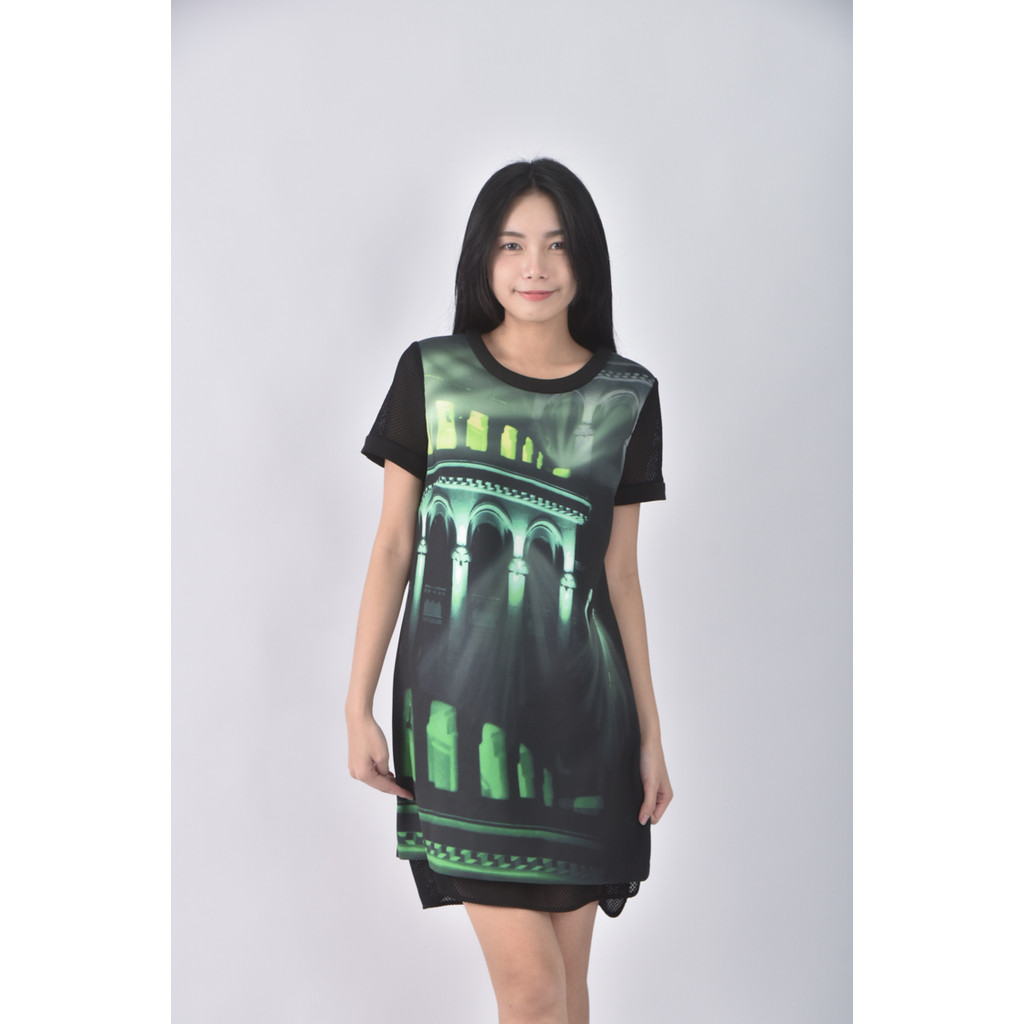 (S) emilie louis拼接黑色洋裝二手衣, , large
