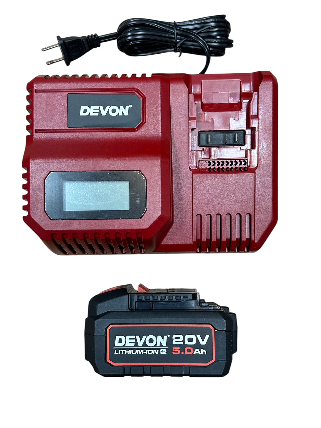 WIN五金 DEVON 大有 20V 充電無刷砂輪機 <2903-Li-20AG100+5.0電池組> 角磨機 切割機, , large