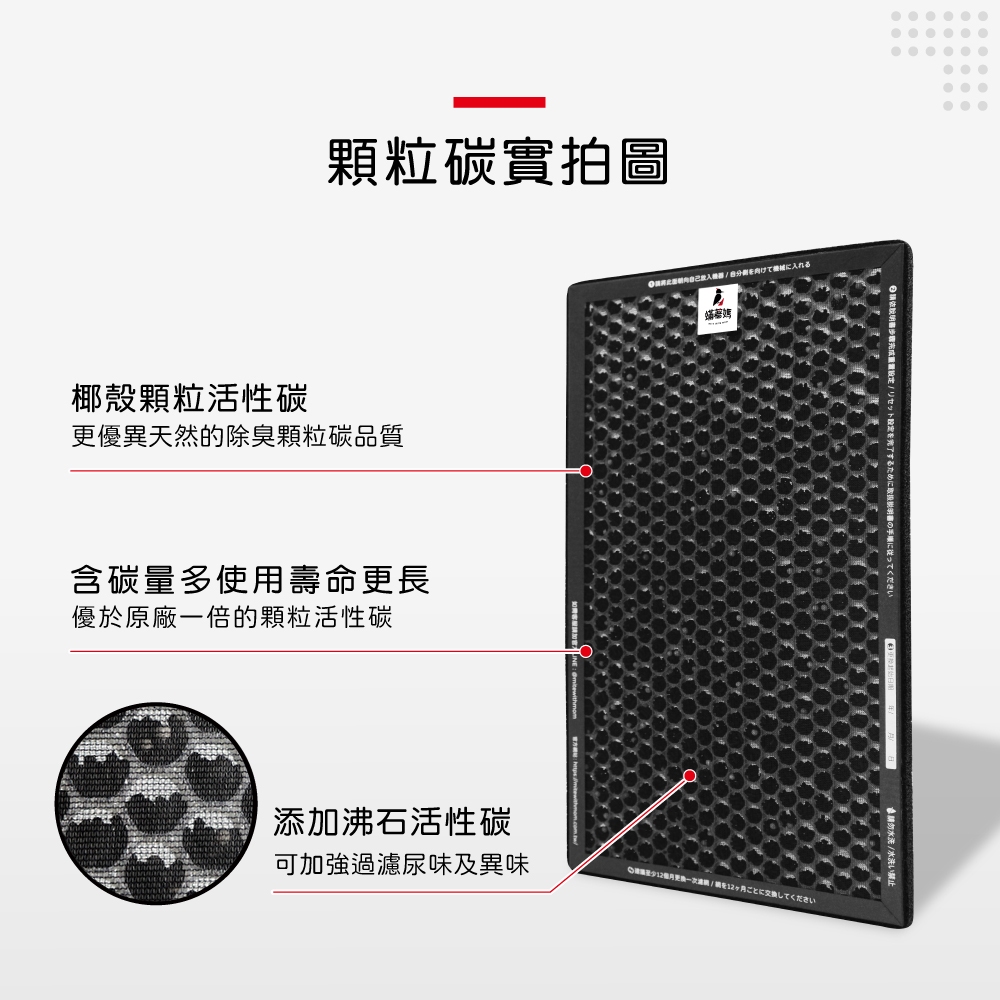 蟎著媽 適用 夏普SHARP KC-JD50T-W KC-JH50T-W FZ-D40HFE FZ-D40DFE 空氣清淨機 濾網, , large
